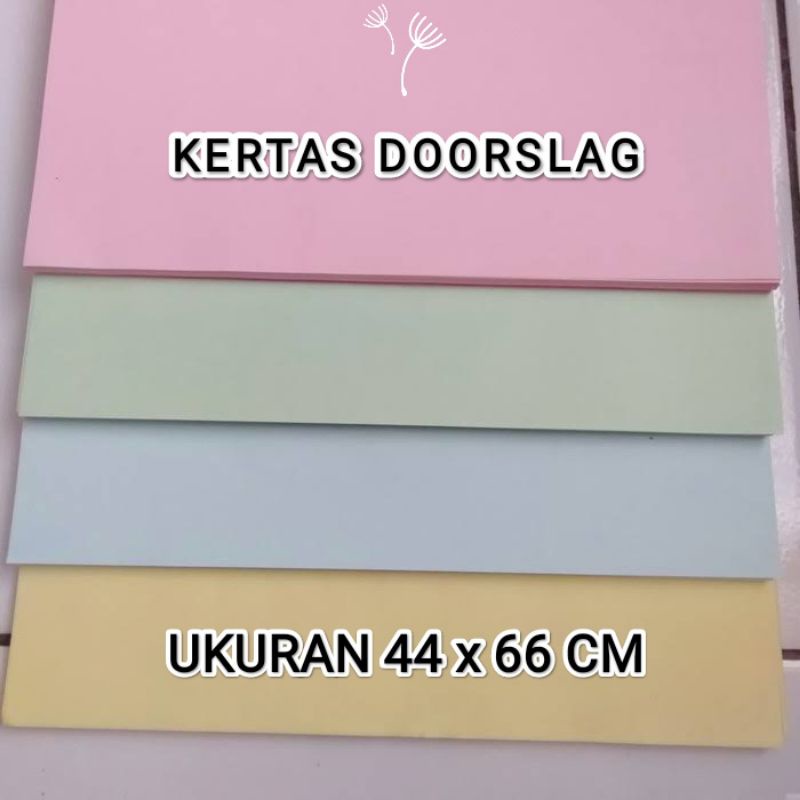 Doorslag Paper Size 44x66cm (100 Sheets) | Shopee Malaysia