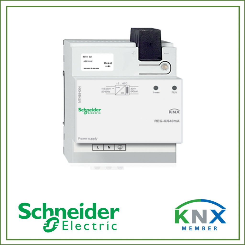Schneider KNX power supply REGK/640 mA, light grey Shopee Malaysia