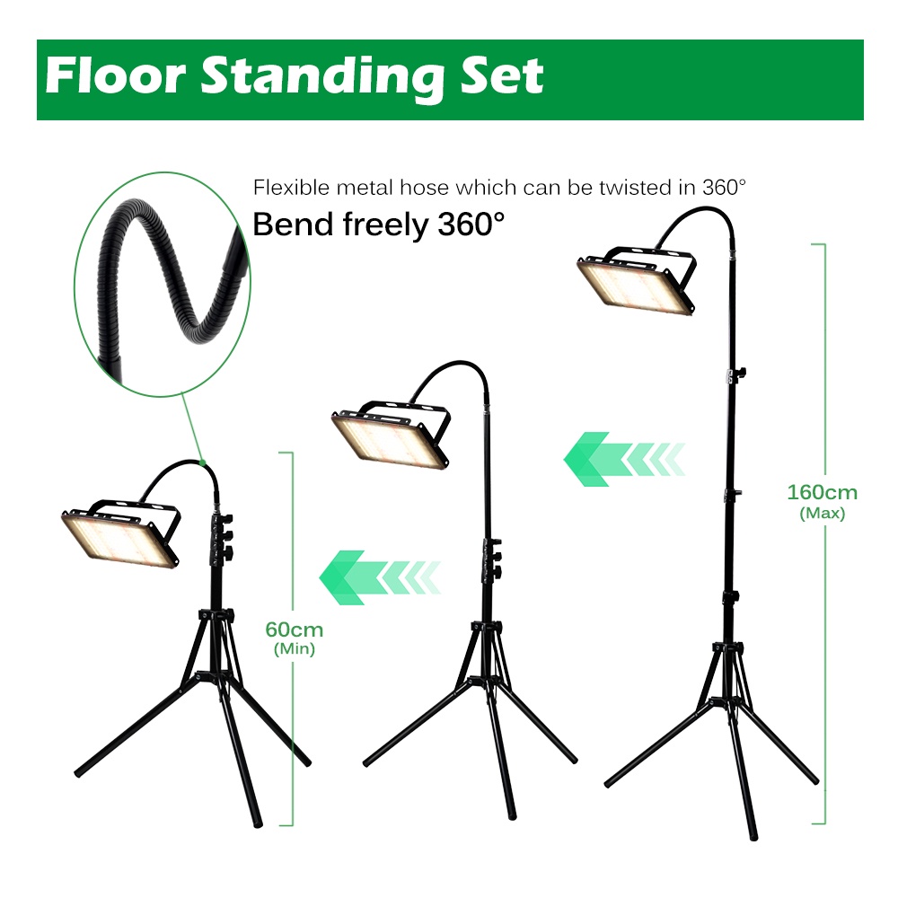 Full Spectrum LED Grow Light 50W 100W 150W Plant Growing Lamp + EU Plug ...