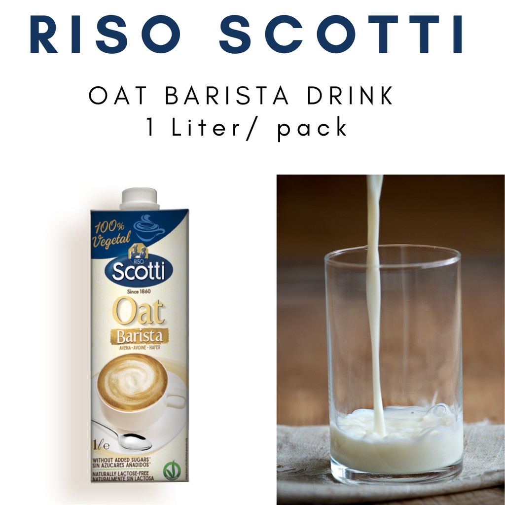 Riso Scotti Oat Barista Drink Specialities 🌱 Vegan Plant Based Milk