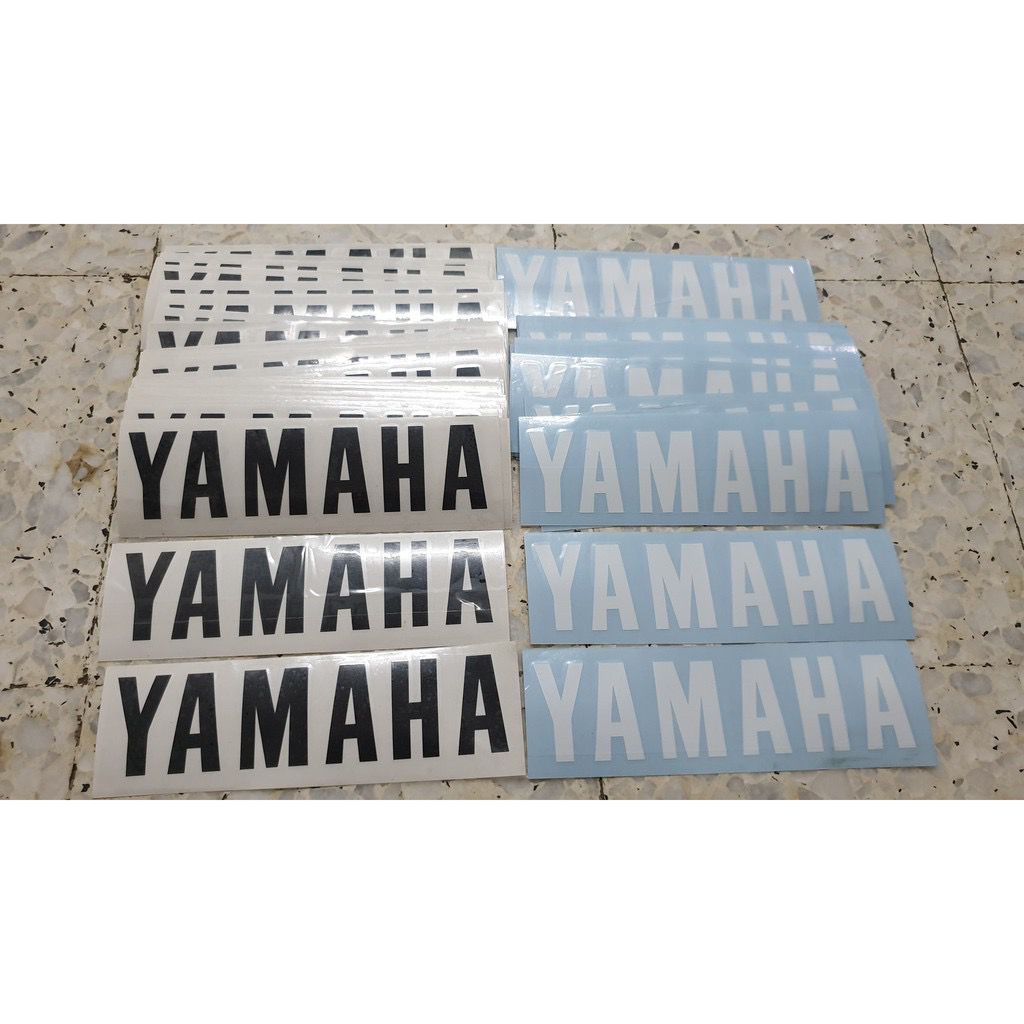 (1pcs) YAMAHA Word LOGO Sticker Cutting Vinly Decals | Shopee Malaysia