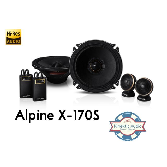 アルパインプレミアムサウンド X-170CとX-170S のカースピーカーセット アルパインプレミアムサウンド X-170CとX-170S のカースピーカー