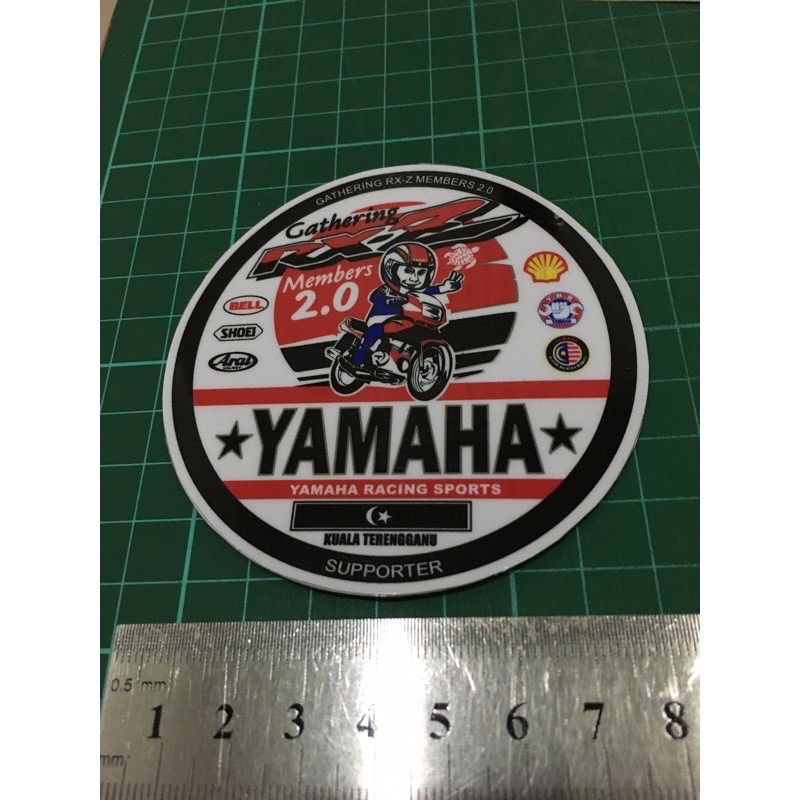 Yamaha rxz member terengganu sticker (supporter) | Shopee Malaysia