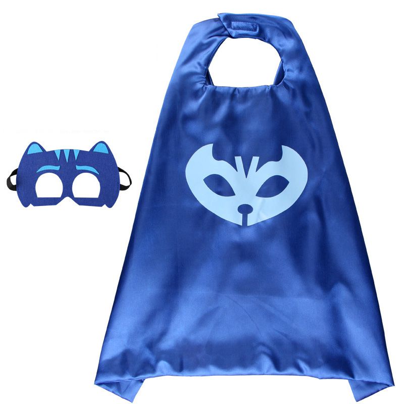 NobleKids PJ Mask Costume Catboy Owlette Gekko Cape Mask Dress