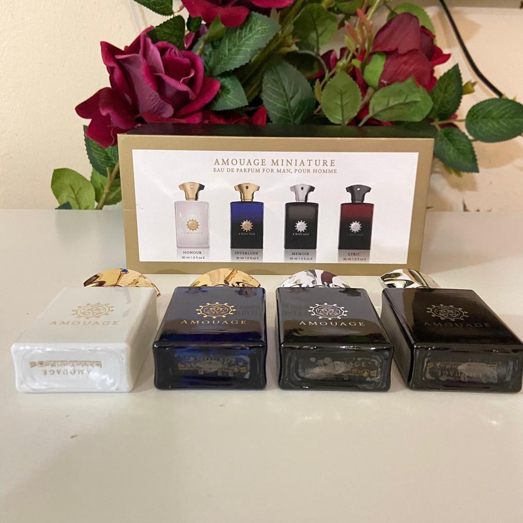 Amouage by Amouage 4 in 1 Authentic 30ml Miniature Gift Set