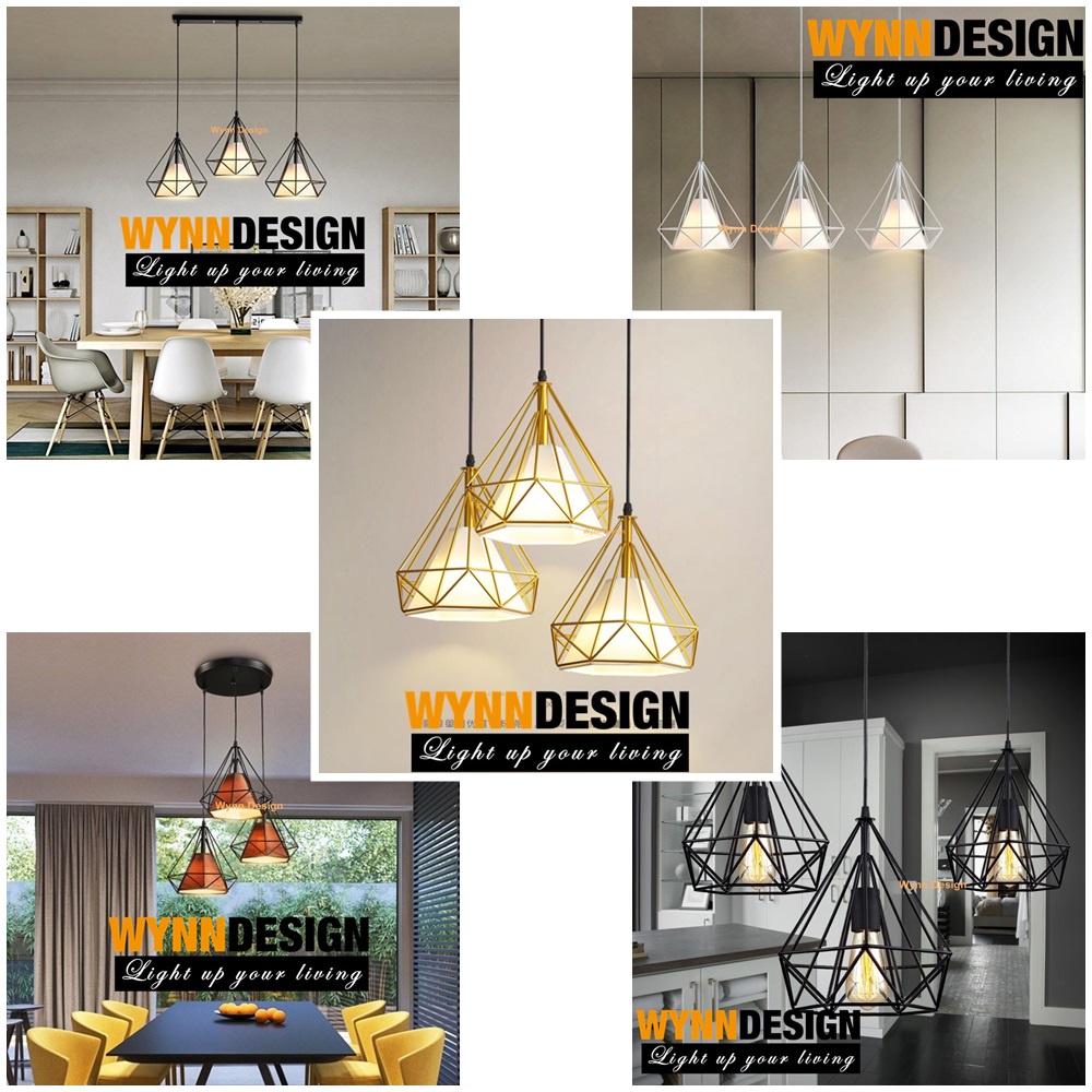 Wynn Design Diamond Light Hanging Light Ceiling Light Dining Lamp ...