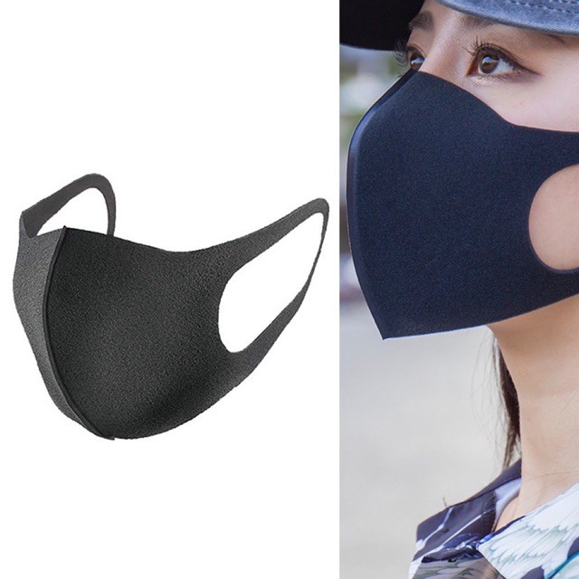 1Pcs Korea Japan Fashion Blended Sponge Face Mask / Topeng Muka ...