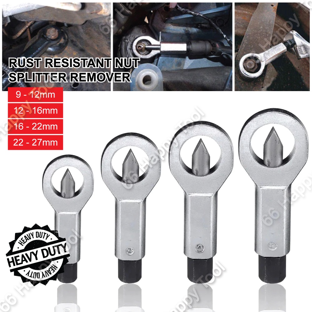 Rust Resistant Nut Splitter Remover Damaged Bolt Extractor Heavy Duty ...