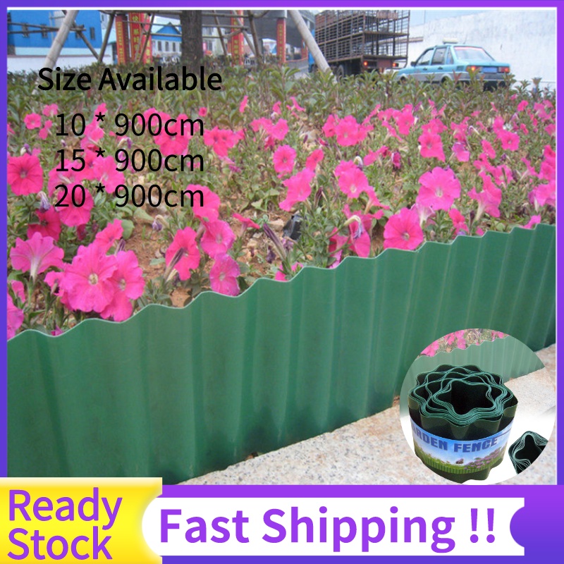 20PCS Plastic Garden Edging Lawn Yard Plant Flower Grass Fence Border Outdoor AU