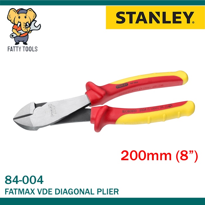 Pince coupante diagonale de mécanicien STANLEY FATMAX - 200 mm
