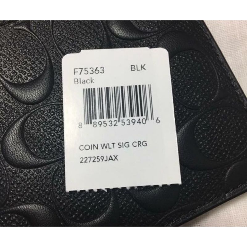 COACH COIN WALLET IN SIGNATURE CROSSGRAIN LEATHER – Pit-a-Pats.com