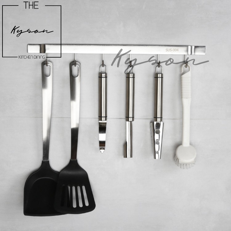 Kyson Kitchen Multi Purpose 304 Stainless Steel Hanger No Punch Wall ...