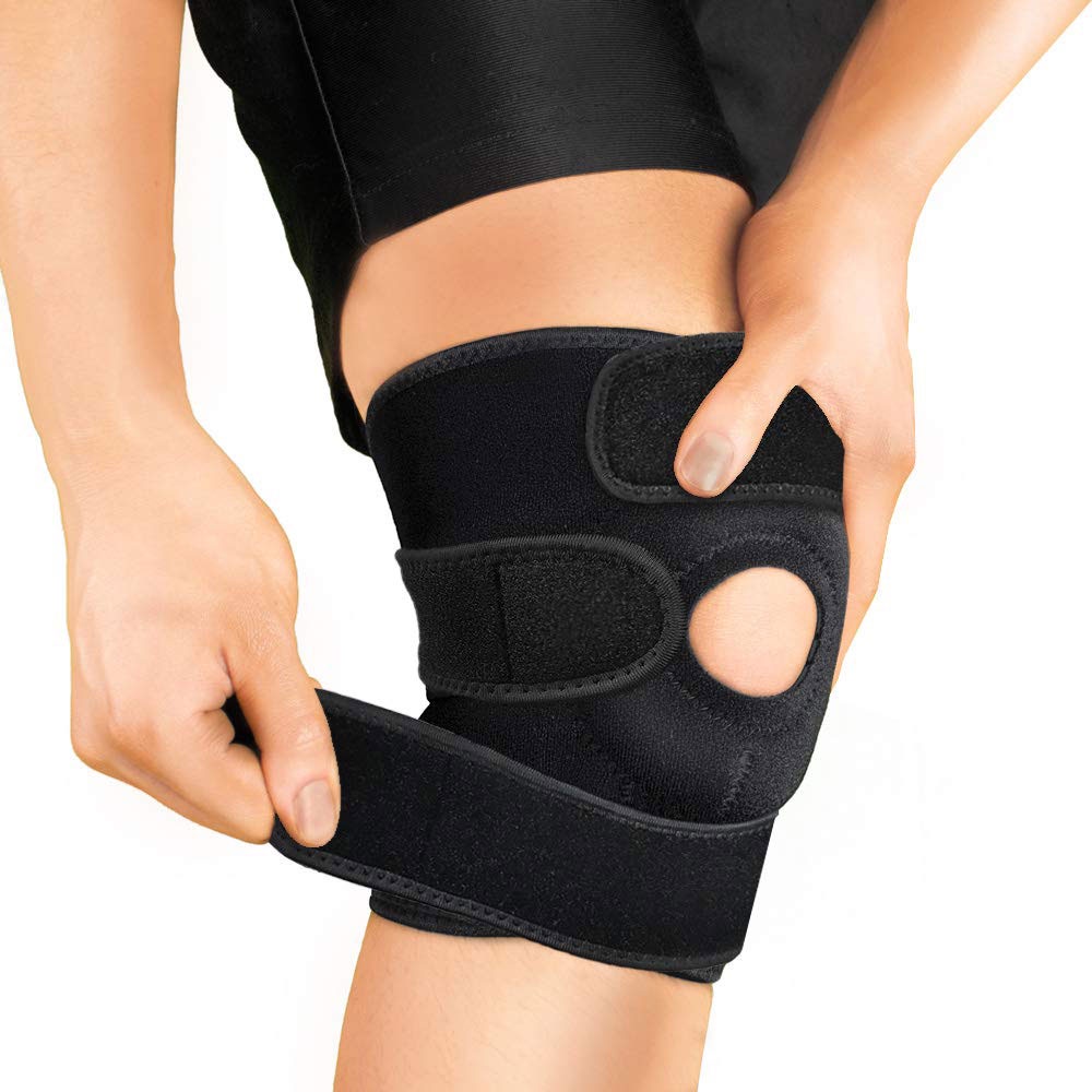 Support Knee Protector Pad Brace Patella Pain Patch Spring Running Cycling  Sport Adjustable Basketball