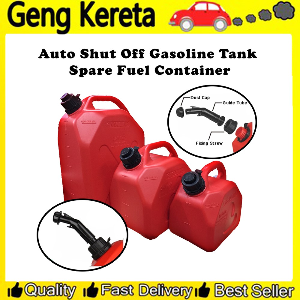 Fuel Tank Plastic Car Petrol Tank 5L 10L 20L Oil Tank Auto Shut