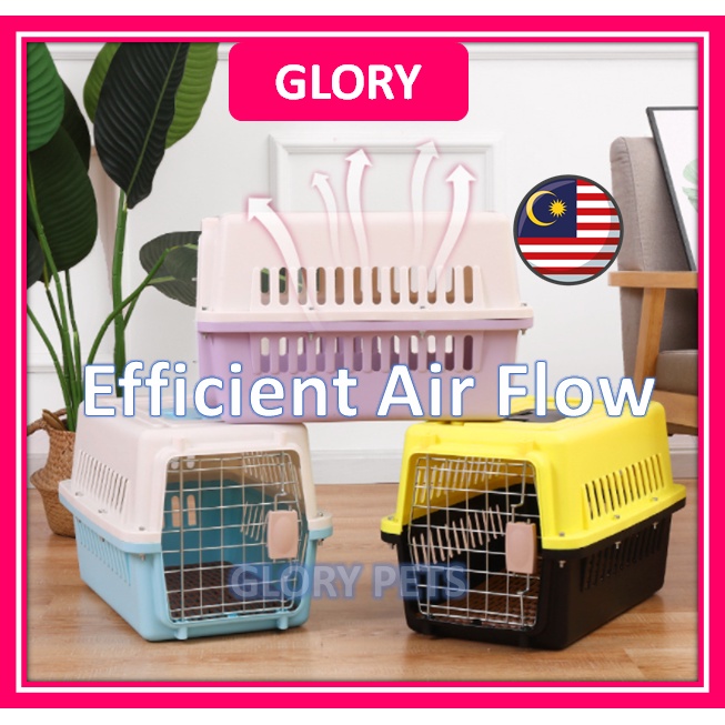 GLORY Cat Carrier Cage Large Saiz XL Carier Kucing Murah Besar Bag