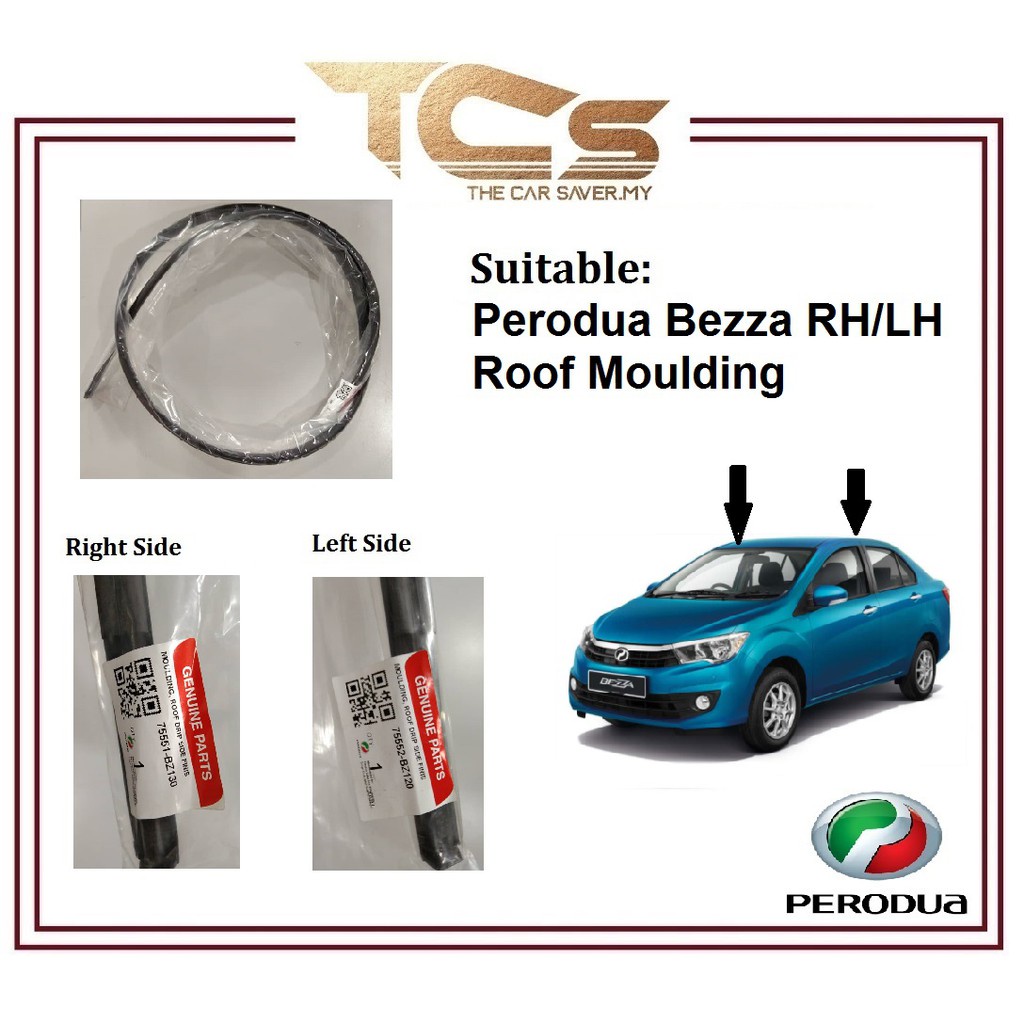 BEZZA ORIGINAL ROOF MOULDING RH/LH | Shopee Malaysia