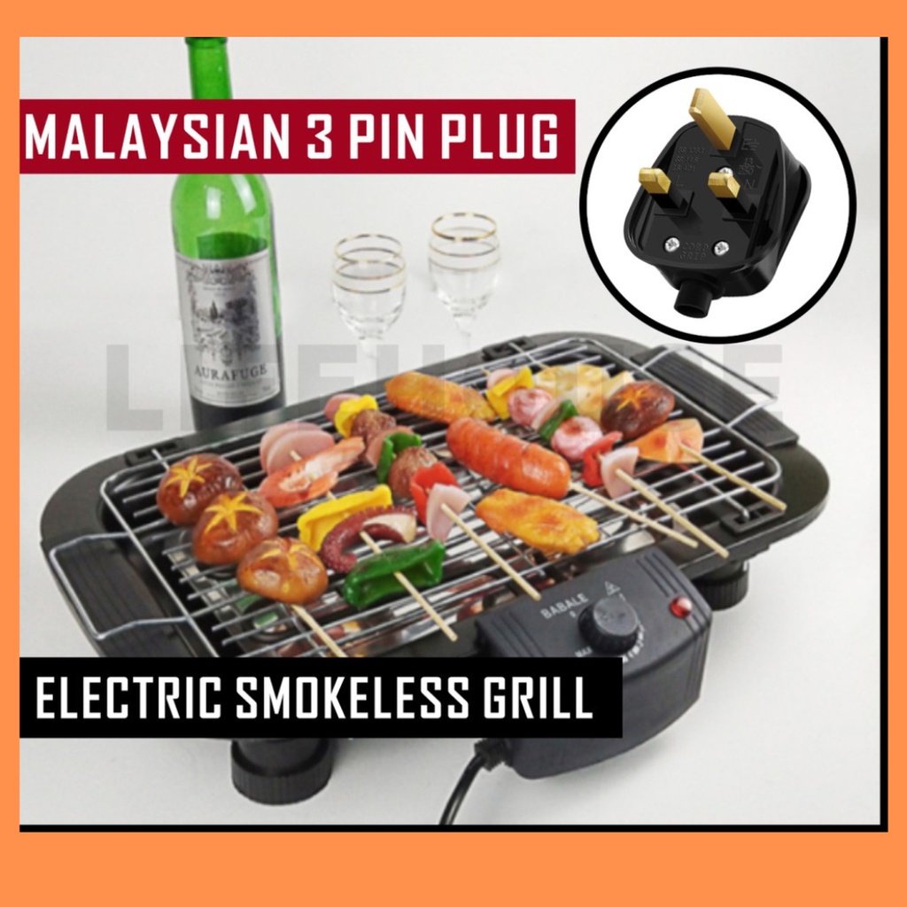 Barbecue BBQ Grill Electric Outdoor Electric Grill Pan Barbeque ...