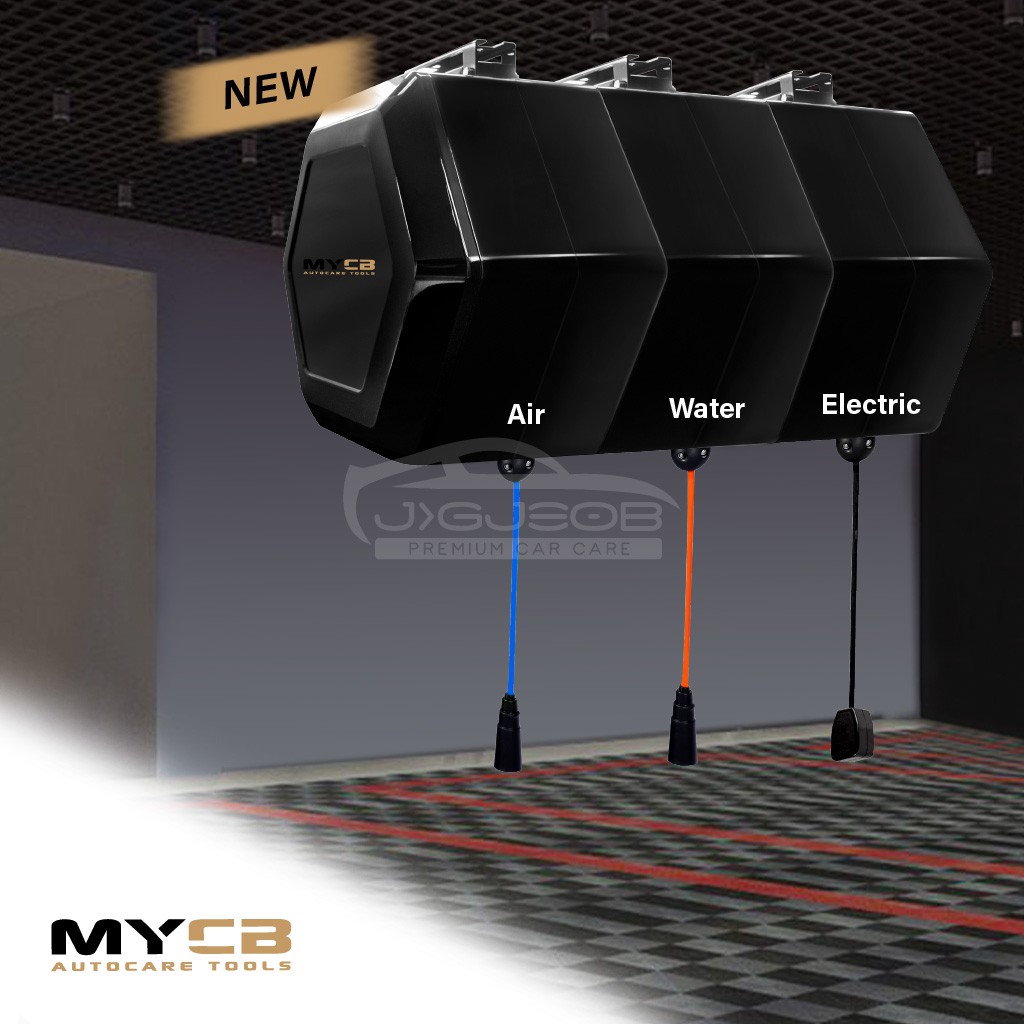 MYCB New Combined Retractable Hose Reel Box 3 In 1 Air Water