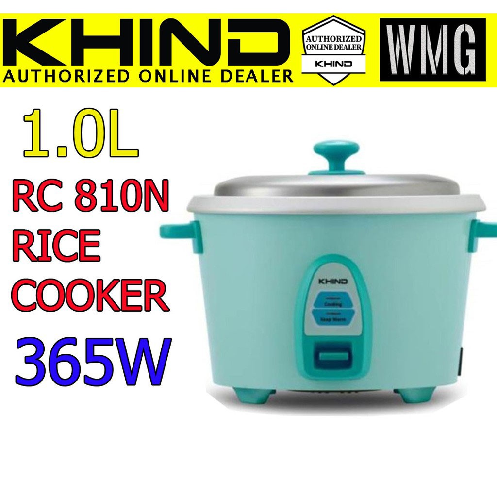 Khind 1.0L Rice Cooker RC810N (Random Colour) | Shopee Malaysia