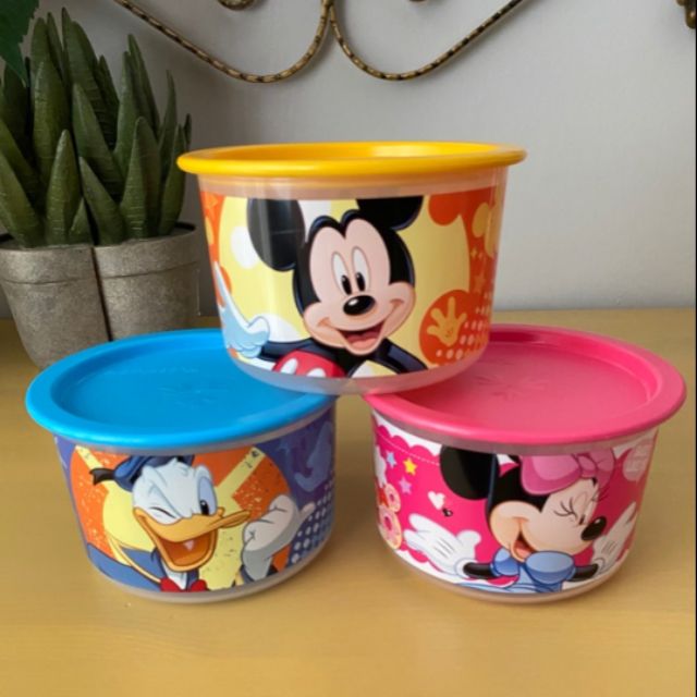 Tupperware Limited Edition One Touch Disney Mickey, Minnie and Donald ...
