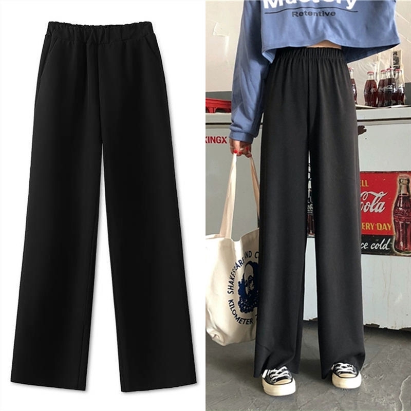 （S-XXXl）Fall Feeling Loose Students' Korean Wide Leg Pants Autumn New ...