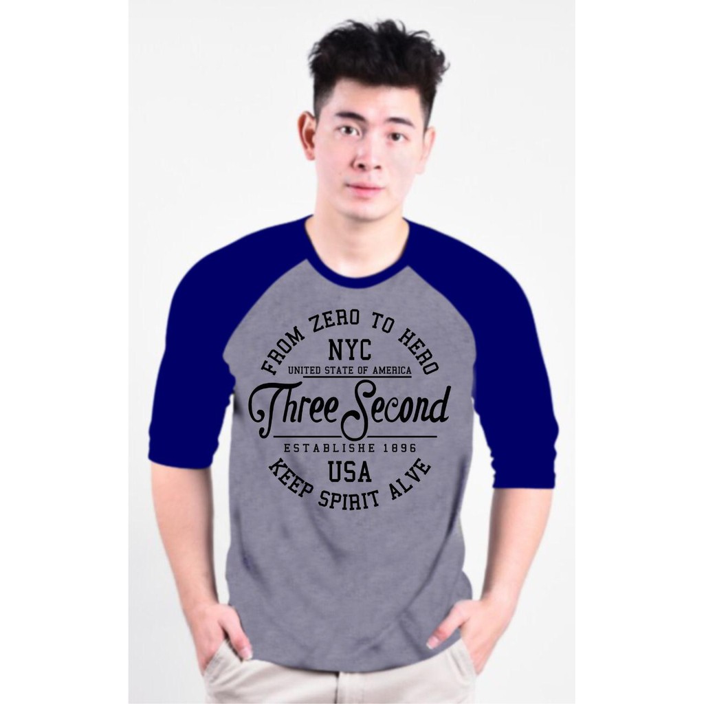 SCREEN PRINTED MEN'S RAGLAN T-SHIRTS \ MEN'S RAGLAN T-SHIRTS 3\4 ...