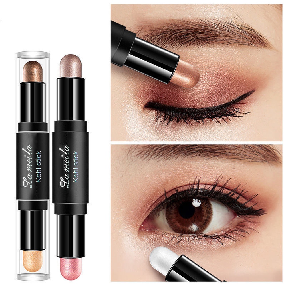 Eyeshadow Stick Waterproof Cosmetic Eye Shadow Pen Pearly Highlighter Lying Silkworm Pencil 