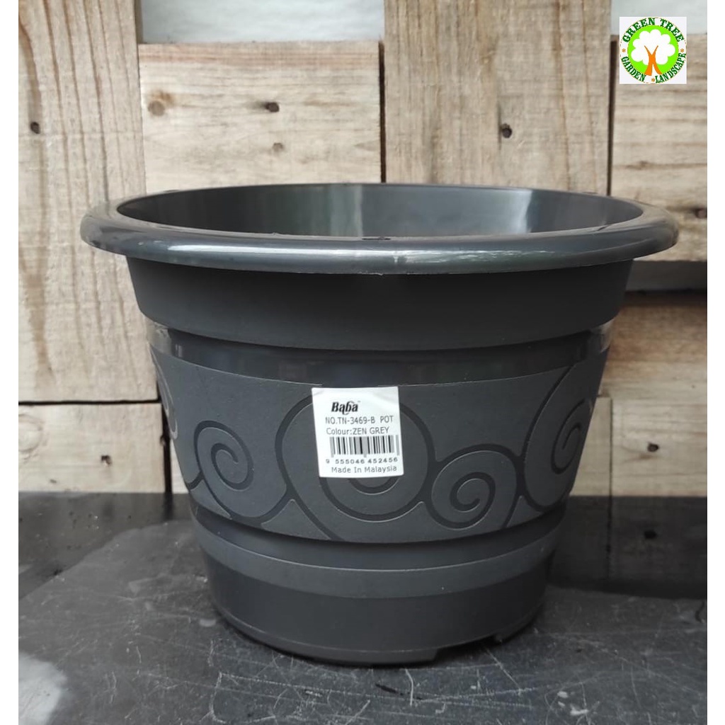 (24.5cm) Baba TN-3469-B Biodegradable Flower Pot (Plants are not ...