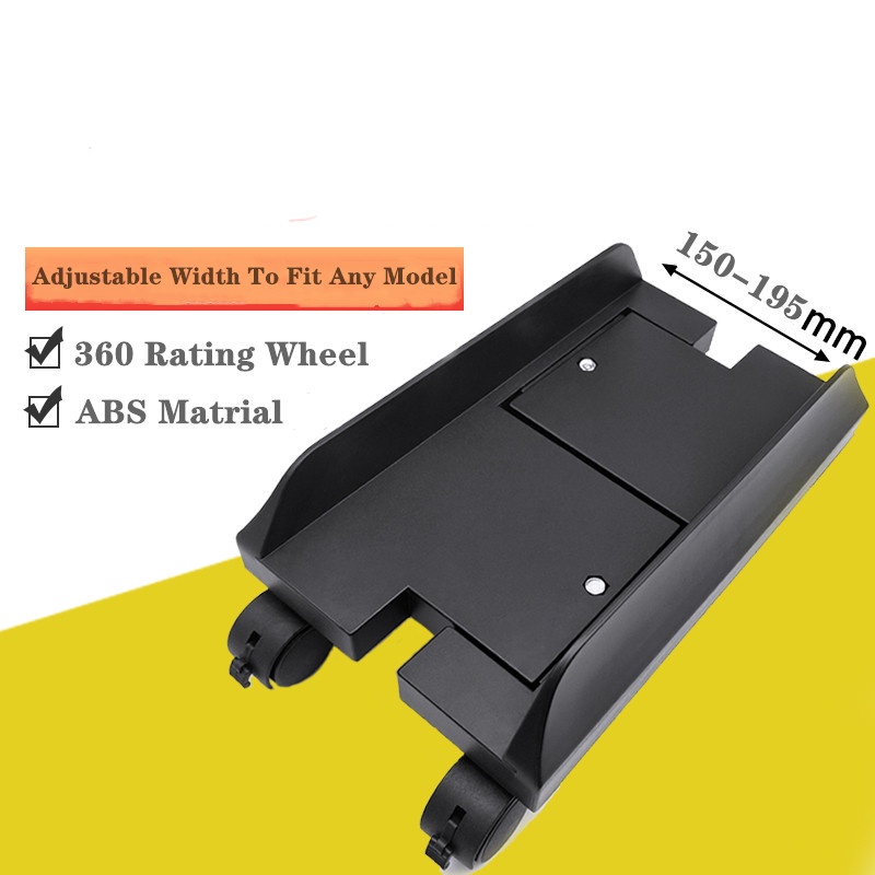 Computer Desktop Case CPU Rolling Holder Rolling Wheels CPU Stand ...