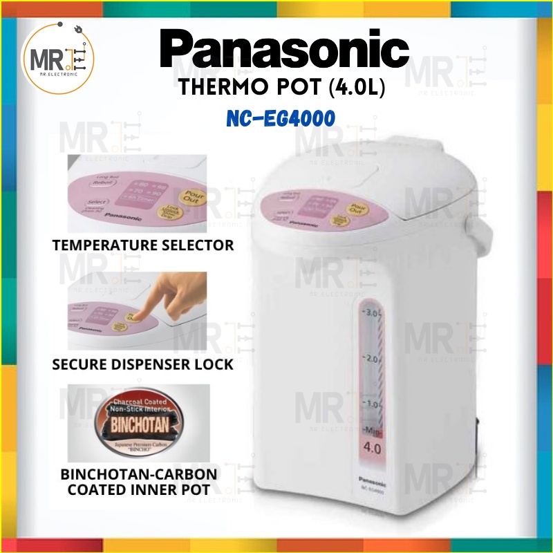 Panasonic Thermo Pot - White (4L) NC-EG4000 | Shopee Malaysia