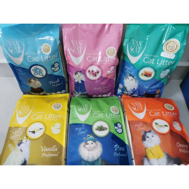 5KG Cat Litter Vancat Super Premium. Pasir kucing Vancat 5KG