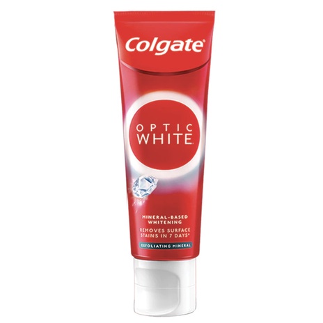 Colgate Toothpaste Optic White Sparkling White Plus Shine Exfoliating 