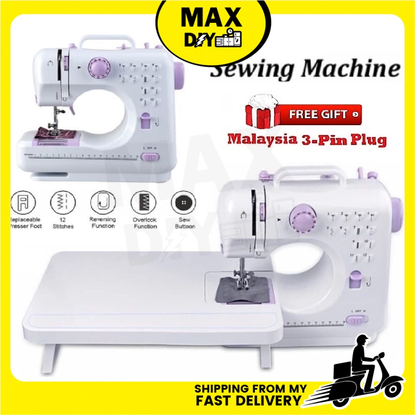 Sewing Machine FHSM505/YASM505A Upgraded 12 Sewing Portable Mini