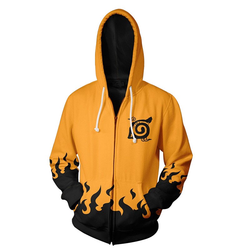 Zip Hoodie Sage Of Six Paths Hoodie New 3D Anime Naruto Hoodie