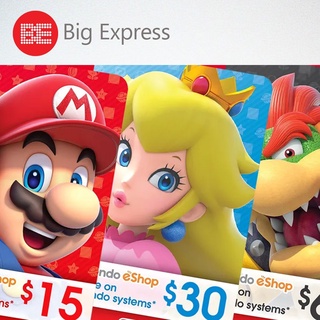 Nintendo eshop store 30 dollar credit