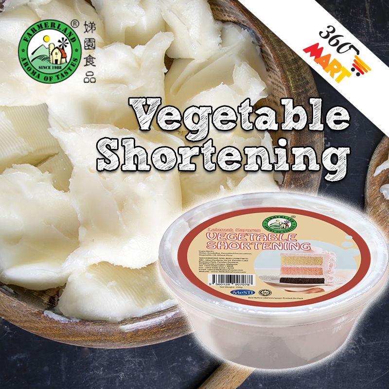 [HALAL] Farmerland Vegetable Shortening / Lemak Sayuran / Shortening 白油 250g/500g Shopee Malaysia