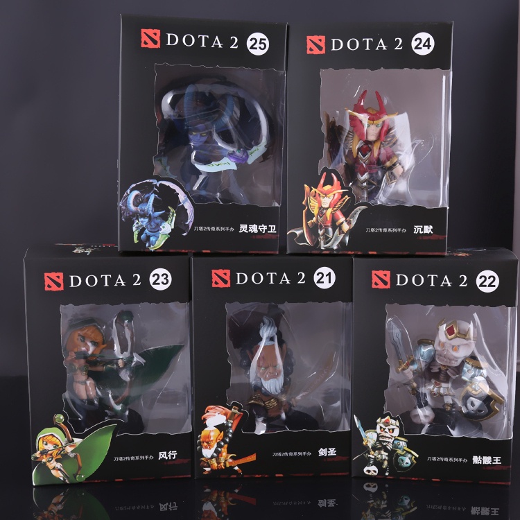 Dota2 DOTA 2 DEMI HERO ACTION FIGURE TOY 5PCS SET B ( WINDRANGER ...
