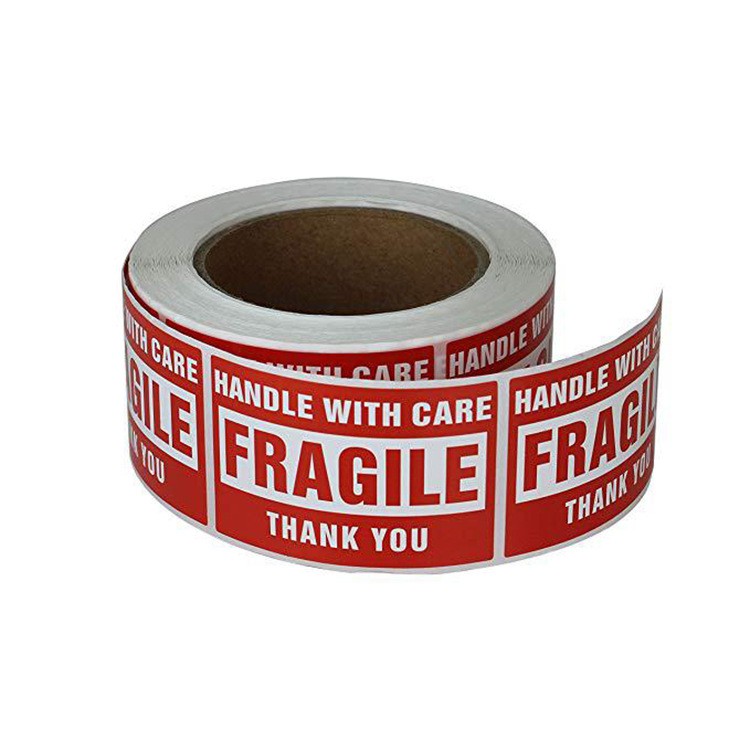 *Ready stock* fragile sticker fragile label warning label 25x75mm ...