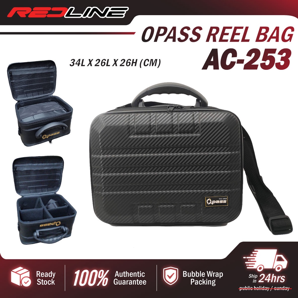 Opass AC253 REEL BAG REEL PROTECTION HARD CASE BAG PROTECT FISHING REEL  TANACOM SEABORG BEASTMASTER FORCEMASTER LEOBRITZ