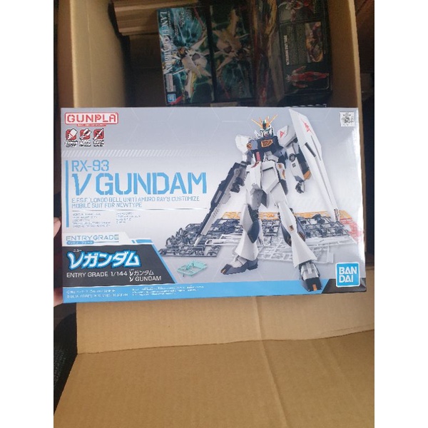 RX 93 v gundam entry grade 1/144 v gundam | Shopee Malaysia