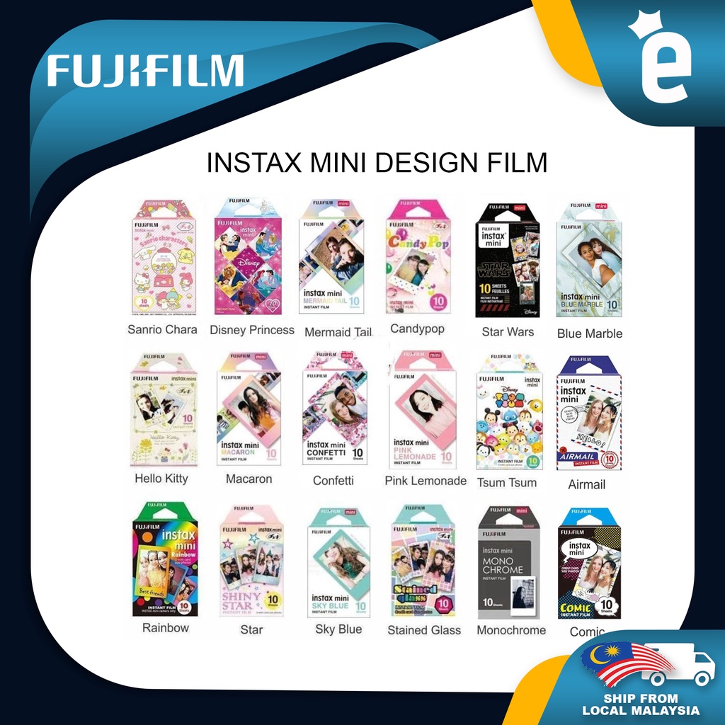 Fujifilm Instax Mini Film Instax Mini Design Film & Instax Mini ...