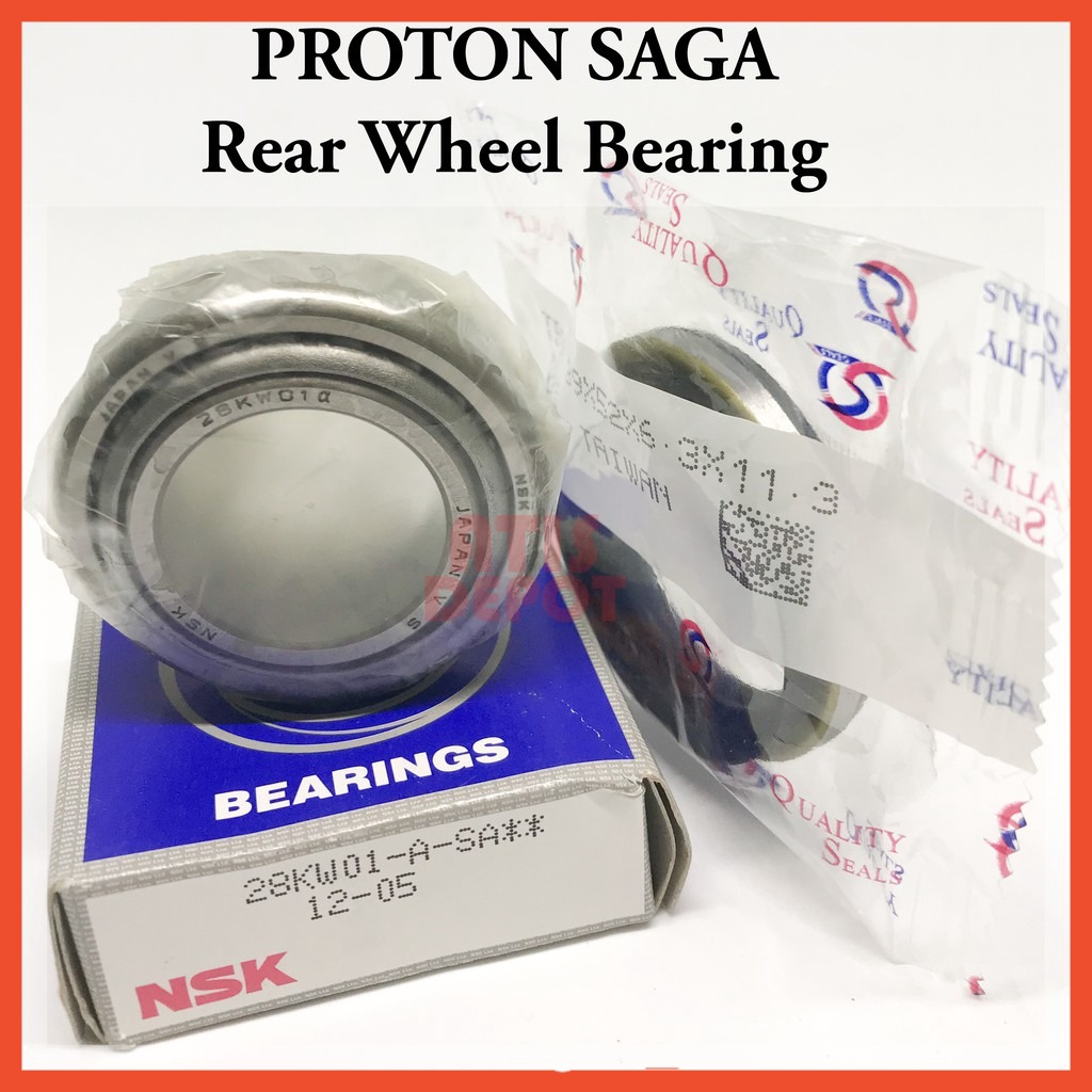 PROTON SAGA 12V Rear Wheel Bearing With Oil Seal = Set ( 28KW01-A-SA ...