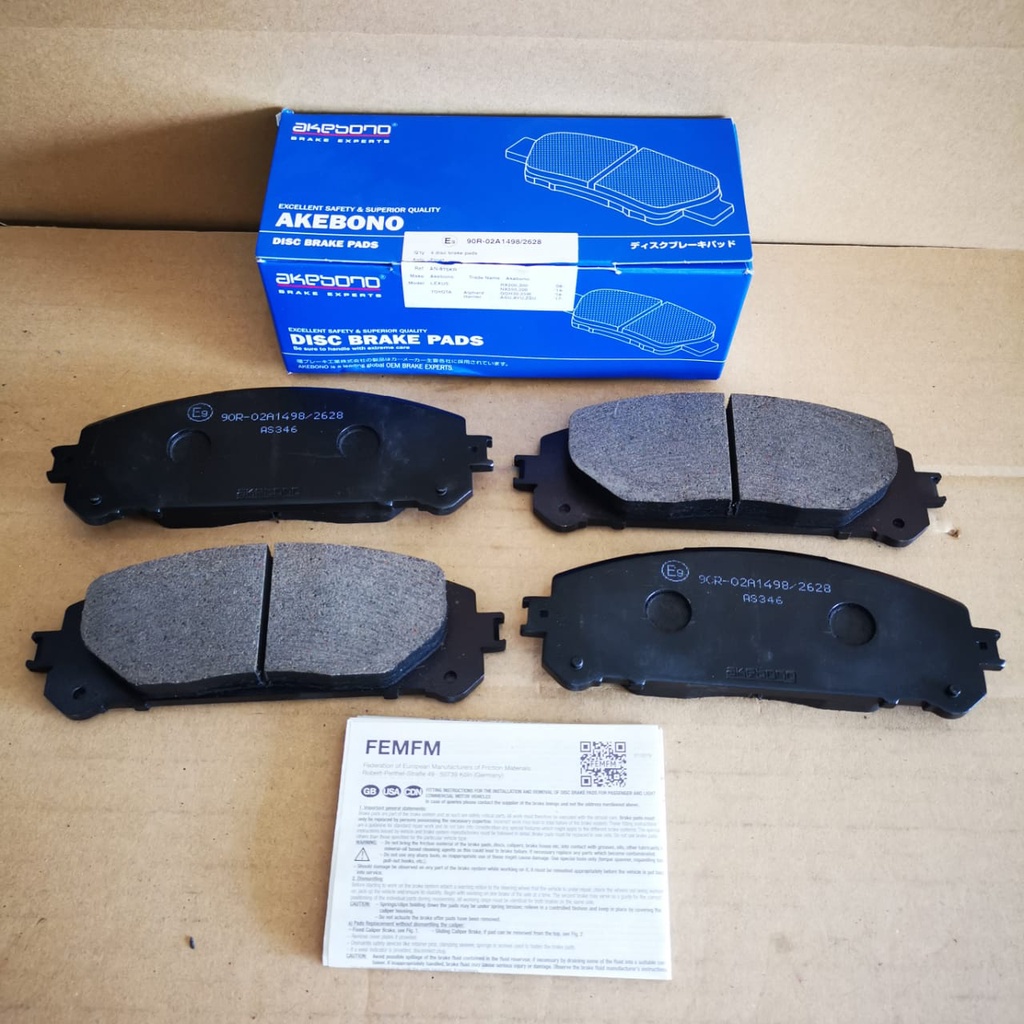 Brake Pads Front Lexus RX200 RX300 RX450 LM300 NX200 AGL10 GGL15 AGZ10 ...