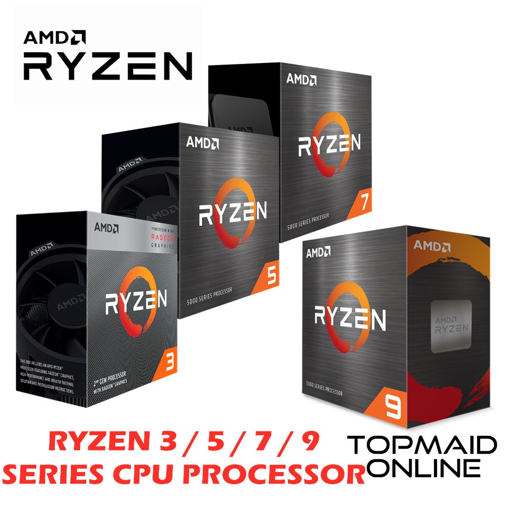 AMD RYZEN 3 3200G / RYZEN 5 3500 / 3500X / 3600/ RYZEN 7 3700X