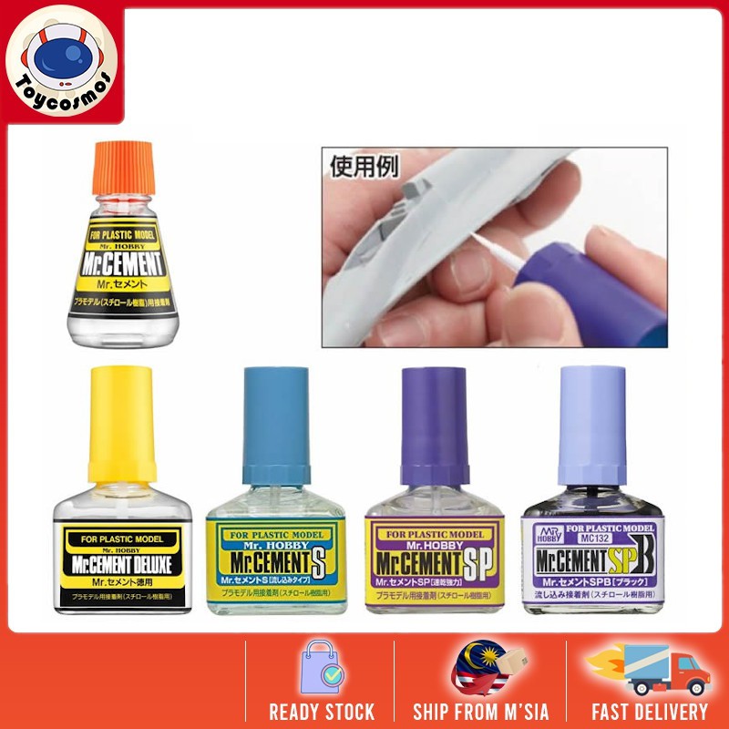 Mr.Hobby Mr.Cement Deluxe Cement S Cement SP Cement SP Black for