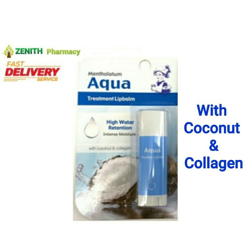 Mentholatum Treatment Exp8/2025 Lip Balm Aqua High Water Retention