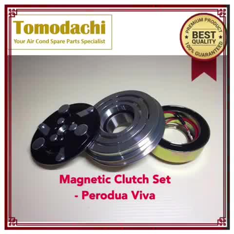 TOMODACHI Car Aircond Compressor Magnetic Clutch Perodua Viva Kenari Kelisa Kancil SANDEN Clutch Pully Set Ready Stock
