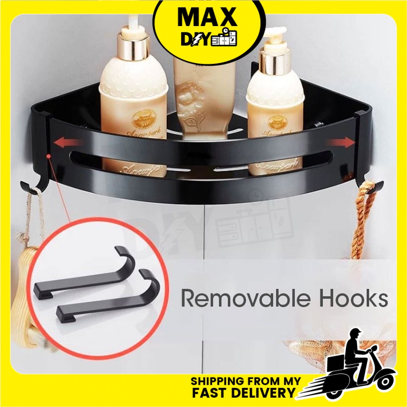 【READY STOCK】 Bathroom Storage Rack Multipurpose Shelf Organizer Shower ...