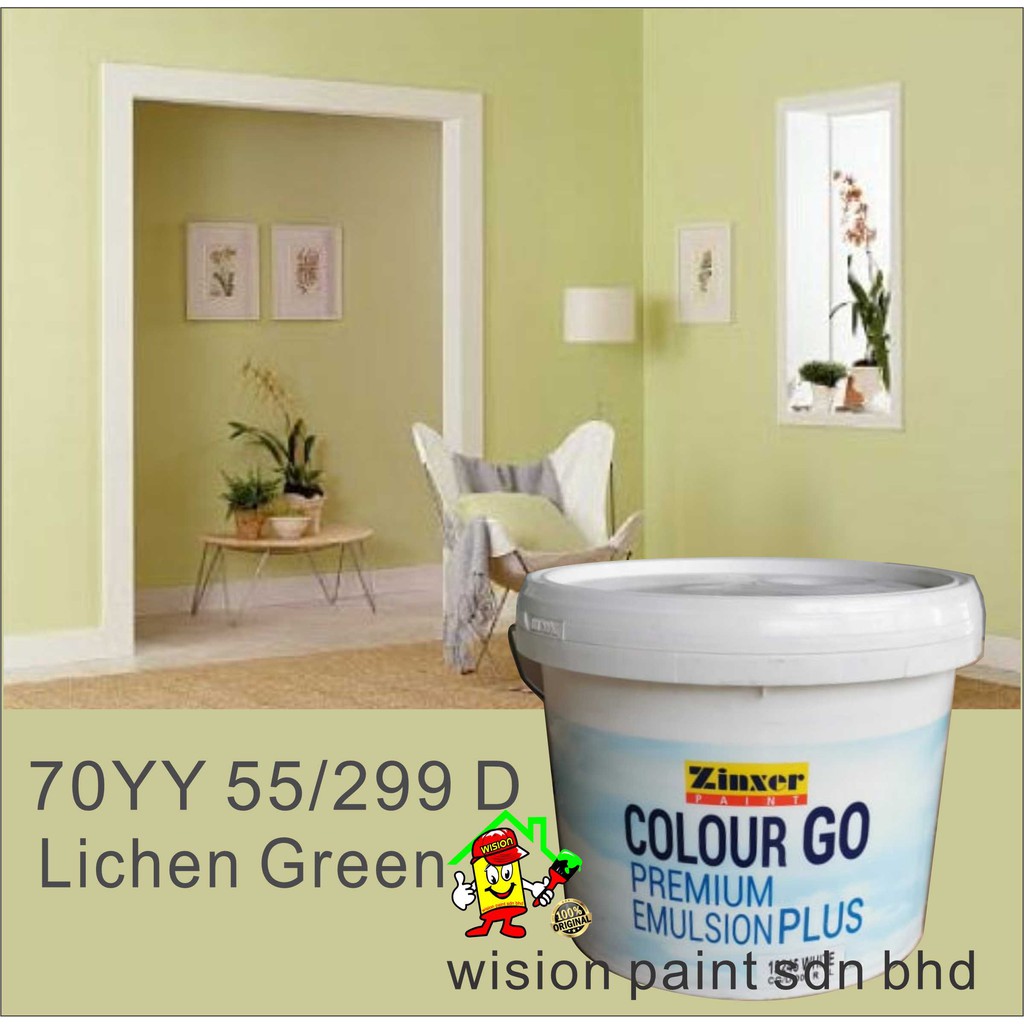 7 Liter ( ZINXER Colour GO ) Interior Acrylic Emulsion Paint Wall ...