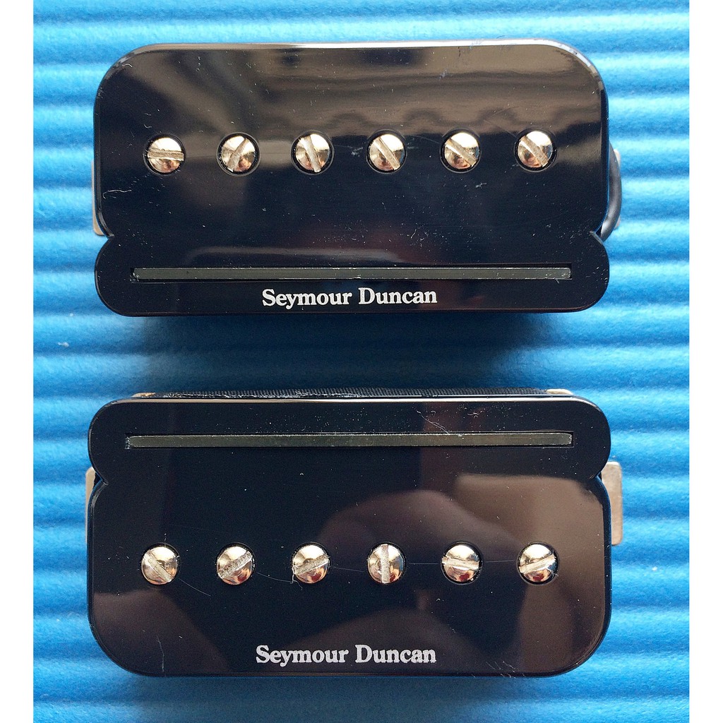 (LAST ONE) Seymour Duncan SHPR-1 P-Rails Humbucker Set - black | Shopee ...
